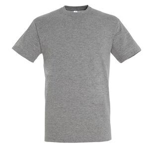 SOLS Mens Regent Short Sleeve T-Shirt / Gray Marl